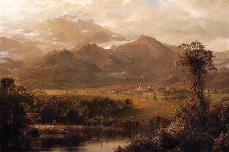 Frederic Edwin Church Mountains of Ecuador Spain oil painting art